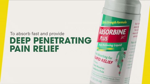 (2 pack) Absorbine Jr. Extra Strength Pain Relief for Body Aches & Pains, 4 oz