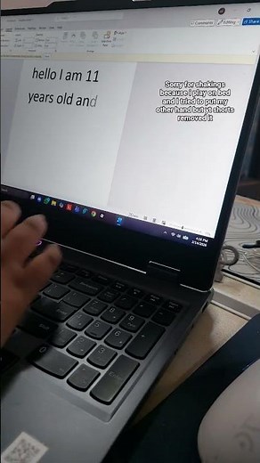 First time recording my typing speed.