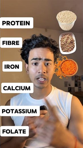Kaunsi Dal Sabse Zyada Powerful Hai? 😳 | Protein, Iron, Fiber Comparison #dal #protein #nutrition