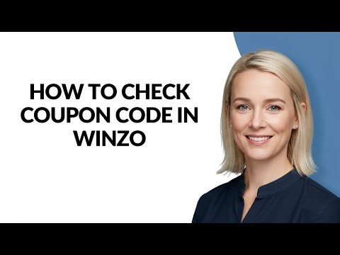HOW TO CHECK COUPON CODE IN WINZO - Julia'sTutorials