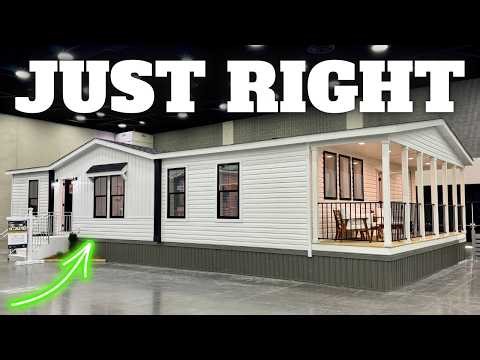 SMALLER multi section mobile home that OFFERS EVERYTHING in a small footprint!