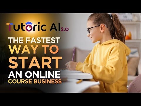 Tutoric AI™ Beginner Tutorial: Launch Your First E-Learning Business Today