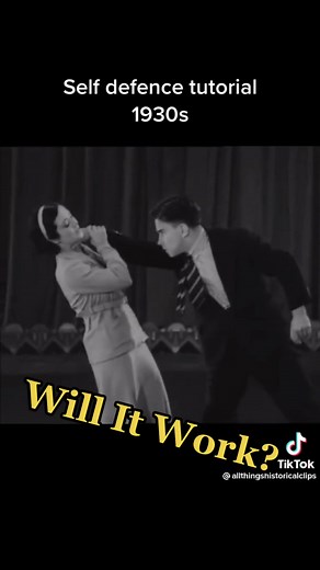 1930’s 1 Handed Choke Defence for Women's Self Defence Tutorial