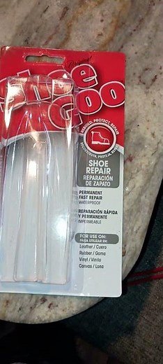 Using shoe-goo, cheap fix for footwear