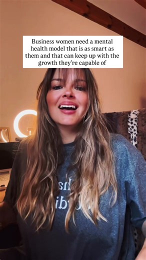 Business women need a mental health model that is as smart as them and that can keep up with the growth they’re capable of ⬇️ I’m not saying that traditional therapy’s not smart, but it’s kinda basic… u go, u talk, that’s it Now if you’re a super ambitious, driven, high achieving woman then you might find yourself frustrated with that and seeking MORE And rightly so btw You need something that is simple but smart Efficient and effective Will help you navigate life’s shitstorms and curveballs Tha