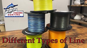 Types of Braided Line Sammy goes over 4 strand braid vs 8 strand braid and which you might want to use in different situations | Anglers Sport Center
