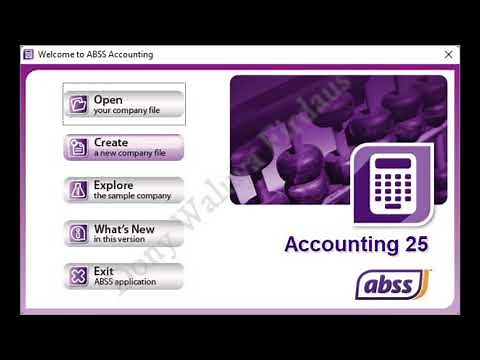 Install ABSS Accounting V.25 - MYOB