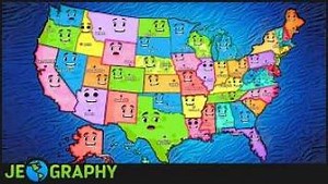 50 States Song with Lyrics | Alphabetically-Ordered States & Capitals of the USA