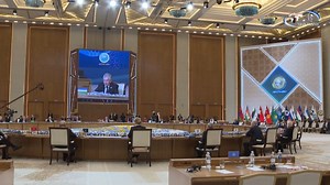 蒙古国总统在上合组织高级别会议上发表讲话