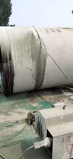 concrete pipe cutting with diamond wire saw machine