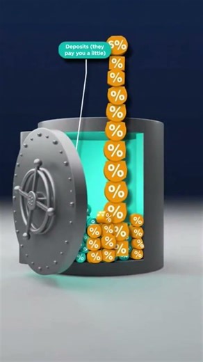 How Banks Make Money (Interest Spread) #bank #money
