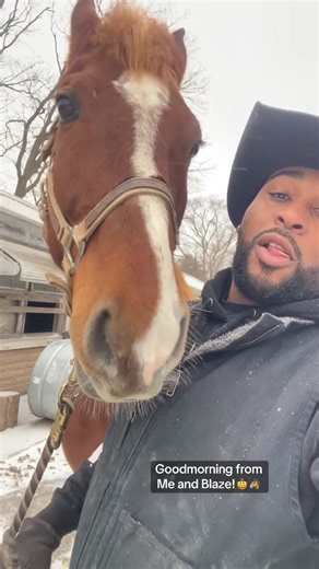 Good Morning from Blaze and Me!