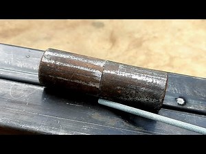 the secret of welding hinges on thin metal that few people know | stick welding techniques