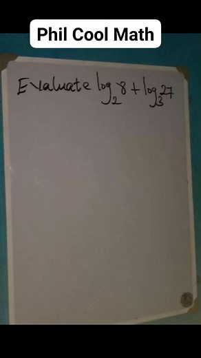 Evaluation involving logarithm. #philcoolmath #fypシ゚viral #math #fyp #matheasy | Phil Cool Math