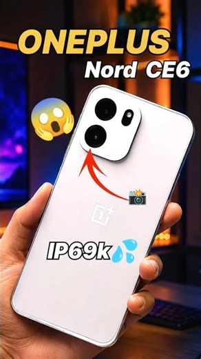 OnePlus Nord CE6 5G 🔥 DSLR Camera Test 😱 IP69K Water Test & New Unboxing #shorts