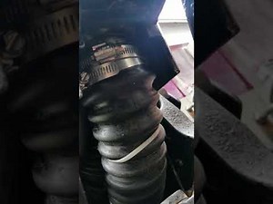 How to install U joint bellows exhaust bellow gimbal bearing tip and trick complete
