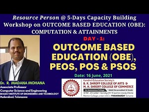 Outcome Based Education (OBE): Computation & Attainments | Day-1: OBE, PEOs, POs & PSOs