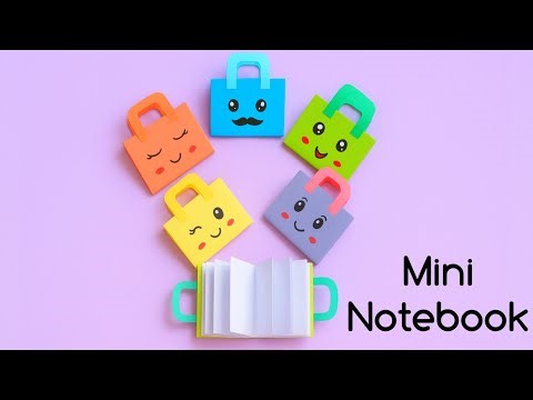 How to Make Mini Notebook | Easy DIY Notebook | School Project Idea | Origami Craft for Beginners