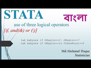 Use of IF OR AND command in stata