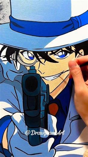 Drawing Kaito Kuroba 🎩 | Phantom Thief Kid Anime Art #KaitoKuroba #KaitouKid #PhantomThiefKid