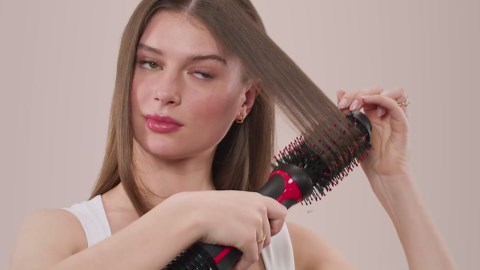 REVLON 3-in-1 Multi-Styler, Blow Dryer Brush, Blowout and Hair Straightener Brush in One to Dry, Curl, Smooth, Shape and Volumize Hair for Gorgeous Salon Blowouts