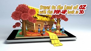 The Wizard Of OZ - Interactive Book - 3D Pop Up - For Iphone and Ipad