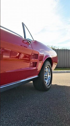 ‘67 Mustang Convertible in Candy Apple Red - fully restored & rewired, ready for the road