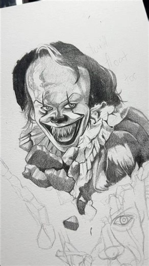 New #pennywise artwork | #drawing #ytshorts #viral #artstyle #youtube #sketch #art #artist