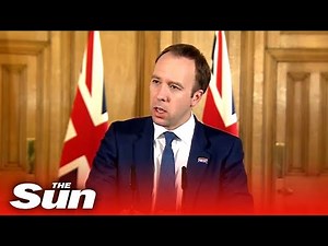 Matt Hancock and government officials give coronavirus daily briefing