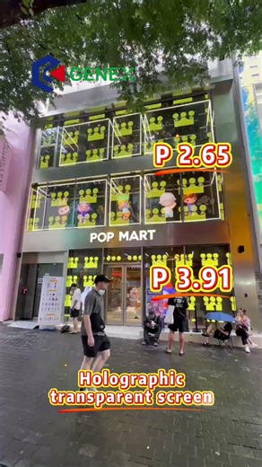 Genex P4 Holographic LED: Driver-Separation = No More Display Headaches! #leddisplay #ledscreen