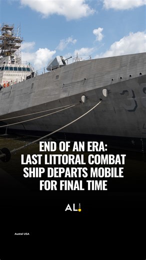 The future USS Pierre, the last of 19 Independence-class Littoral Combat Ships built by Austal USA, made its final departure from the Port of Mobile on October 10, 2025, marking the end of an era for the city. The Navy plans to commission the USS Pierre in November 2025 in Panama City, Florida, before transitioning it to its homeport in San Diego. #mobile #alabama #mobilealabama #austalusa #usnavy | al.com