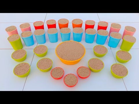 Satisfying ASMR Video | Amazing Multiple Glass Sand Cake Decorating with Diy miniature clay sand cak