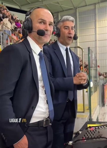 Le troisième but lensois dans le derby du nord vécu depuis la tribune des commentateurs #football