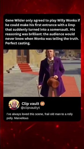 Gene Wilder Had ONE Condition Before Playing Willy Wonka 🎩