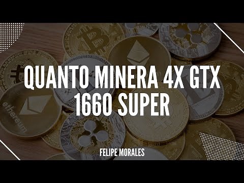 💎⛏ RIG MINERAÇÃO: Quanto minera por dia: 4x GTX 1660 Super? Qual o lucro?