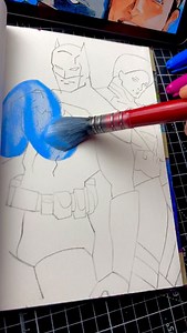 #batman #superman #art | Jaden Art