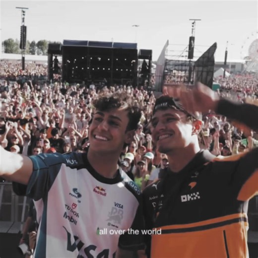 Lando Norris & Arvid Lindblad: Silverstone Photo Moment