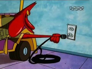 Cow & Chicken Mall Shopping (Mall Cop) clip