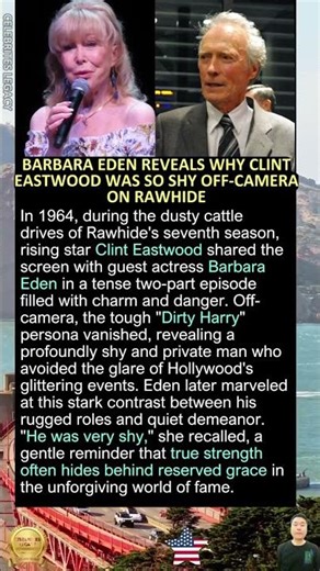 Barbara Eden Reveals Why Clint Eastwood Was So Shy Off-Camera on Rawhide