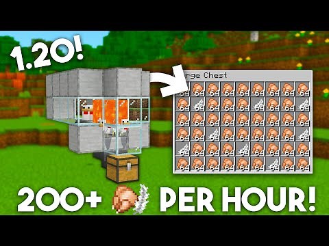 Chicken Farm Minecraft Bedrock 1.21 Tutorial! (MCPE/Xbox/PS4/Nintendo Switch/Windows10)