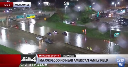Flooding throughout Milwaukee County