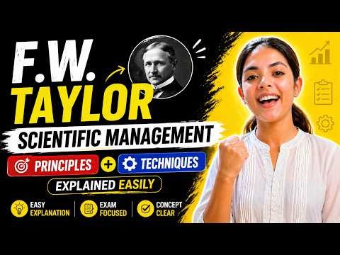 F.W. Taylor Scientific Management | Principles + Techniques Explained| Class 12 BST|Chapter 2|Part-4