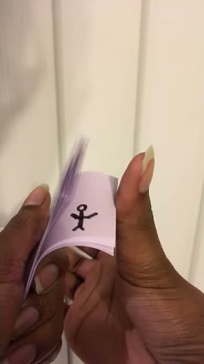I Followed a Waving Stickman Flipbook Tutorial