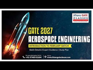 GATE 2027 Aerospace Engineering Online Coaching | Course Introduction- Feb Batch | GATE AE Lectures