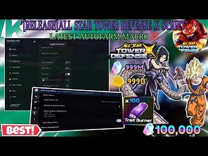 [Release] All Star tower Defense X🌟 Latest Script Best Autofarm,Macro🤩(Auto-Play), & Many More😎