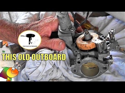 Outboard Carburetor Cleaning Rebuild Evinrude 40 hp