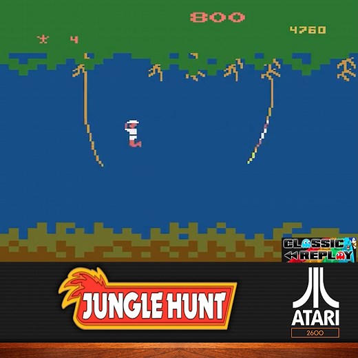 202K views · 4.3K reactions | If you’re looking for a standout 2600 title that punches above its weight, Jungle Hunt fits the bill. It might not be marathon playable, but its level variety, intuitive controls and surprisingly strong visuals make it a worthy entry in any retro gaming collection. The fact that it offered four distinct stages on the Atari 2600 is impressive even today. #junglehunt #atari #atari2600 #retrogaming #arcade #videogames | Classic Replay | Facebook