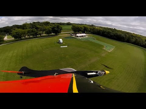 Sig Banshee flying with its new Fox .36X Engine.