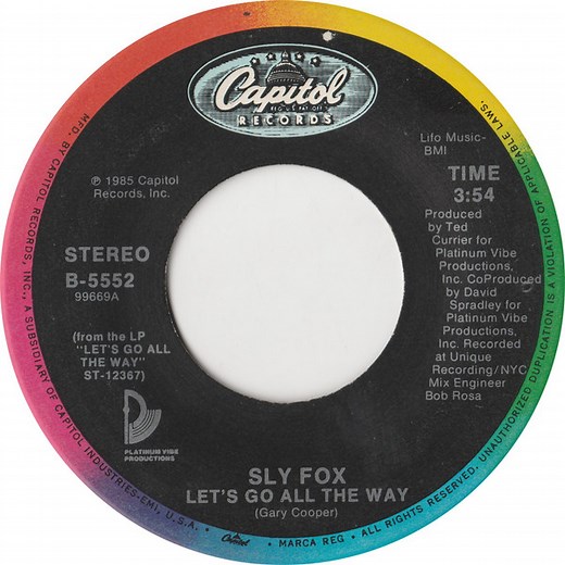 Sly Fox - Let's Go All The Way