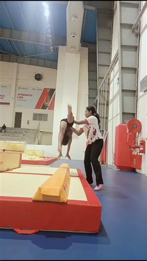 Backhand Spring Drill (Floor & Beam)🤸💕